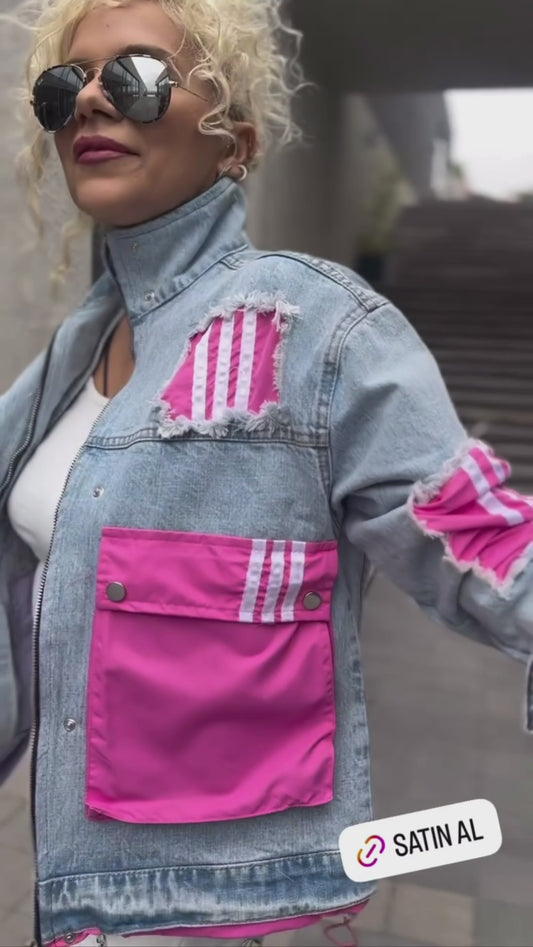 גקיט ג'ינס ורוד סגול